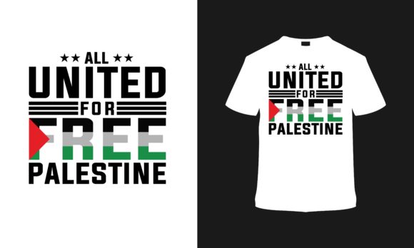 All United for Free Palestine T-shirt