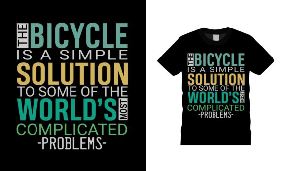 Bicycle is a Simple Solution T-shirt