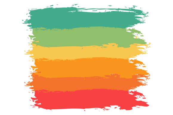 Retro Sunset Horizontal Vintage Graphic