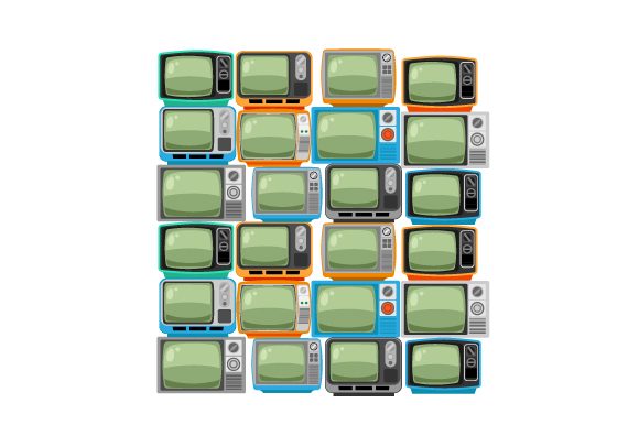 Retro Television Wall