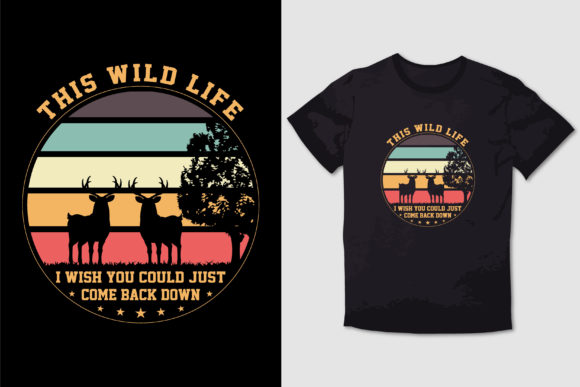 This Wild Life Typography T-Shirt Design