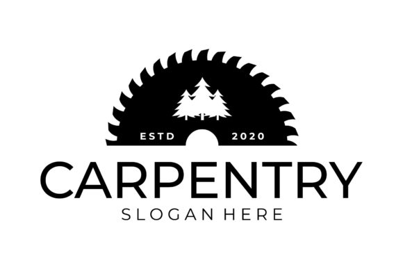 Wood Industries Company Carpenter Logo