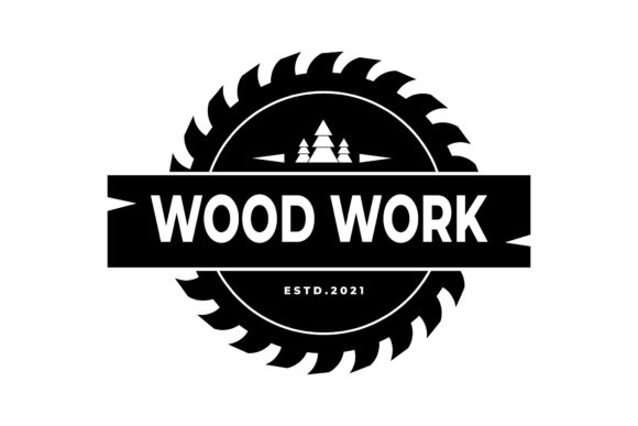 Wood Industries Company Logo Vintage