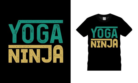 Yoga Ninja T-shirt Design